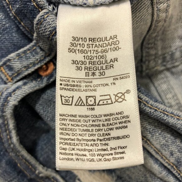 Gap Girlfriend Mid-Rise Distressed Jeans - Picture 2 of 5